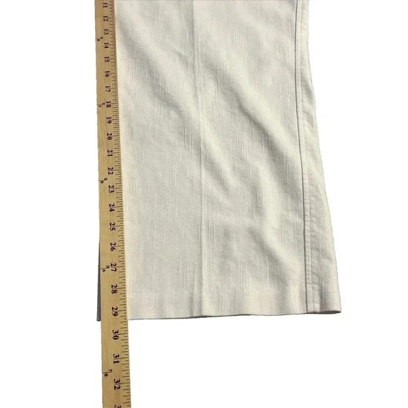 Worthington Pants Womens 24W Modern Fit Pants White Flat Front Straight Leg - Picture 8 of 13